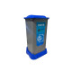 Контейнер для сортировки мусора (бумага) на 70л, цвет синий, с крышкой