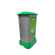 Контейнер для сортировки мусора (стекло) на 70л, цвет зеленый, с крышкой