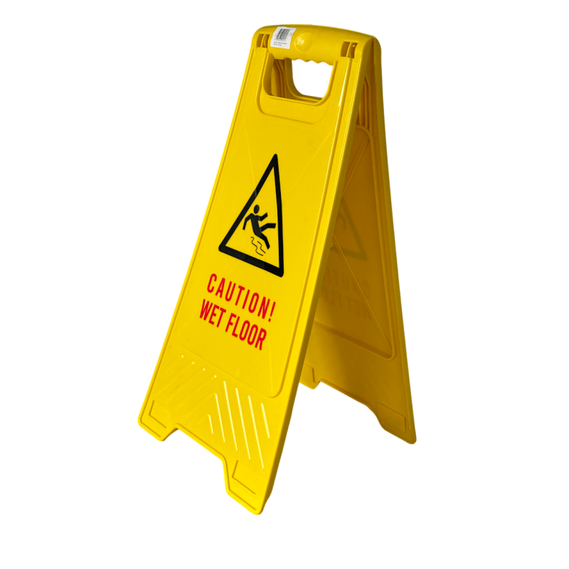 Табличка предупредительная "Осторожно! Влажный пол" (первичная)