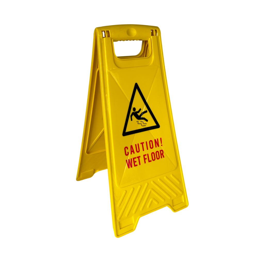 Табличка предупредительная "Осторожно! Влажный пол" (первичная) Табличка предупредительная "Осторожно! Влажный пол" (первичная)