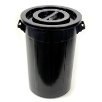 Мусорный контейнер промышленного типа/пластиковый контейнер на 90 л со съемной крышкой