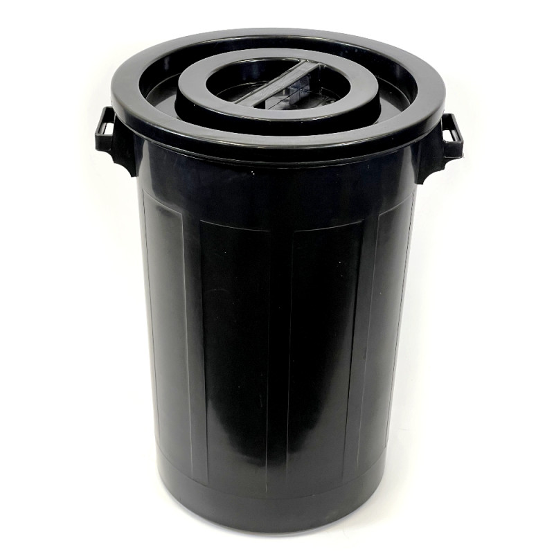 Мусорный контейнер промышленного типа/пластиковый контейнер на 90 л со съемной крышкой