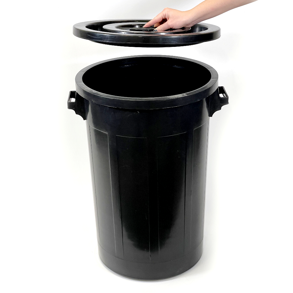 Мусорный контейнер промышленного типа/пластиковый контейнер на 90 л со съемной крышкой Мусорный контейнер промышленного типа/пластиковый контейнер на 90 л со съемной крышкой