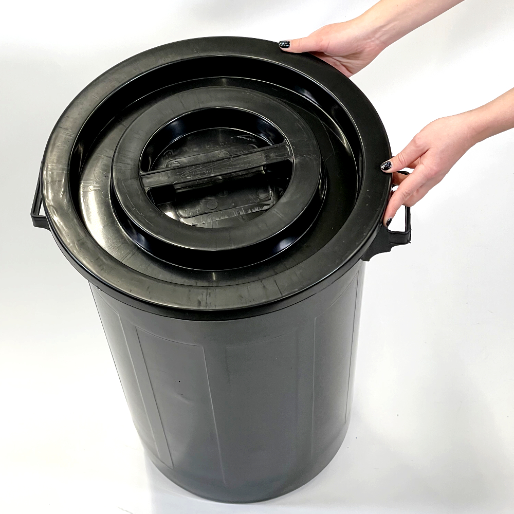 Мусорный контейнер промышленного типа/пластиковый контейнер на 90 л со съемной крышкой Мусорный контейнер промышленного типа/пластиковый контейнер на 90 л со съемной крышкой