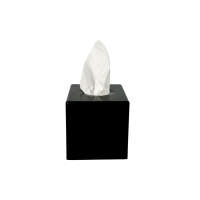 Контейнер для салфеток, органайзер для салфеток, салфетница, дозатор для салфеток 13х13см черный