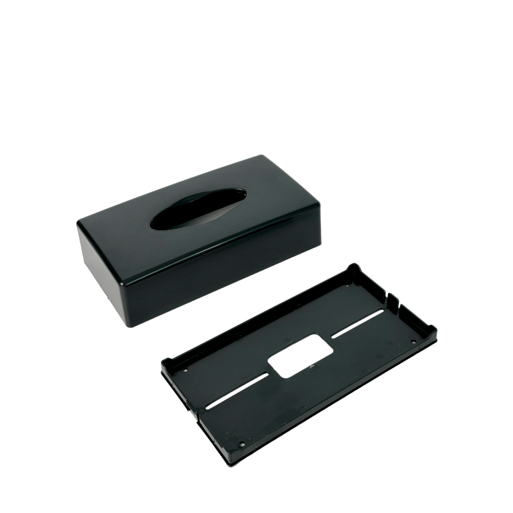 Контейнер для салфеток, органайзер для салфеток, салфетница, дозатор для салфеток 24х13см черный Контейнер для салфеток, органайзер для салфеток, салфетница, дозатор для салфеток 24х13см черный