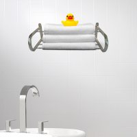 Держатель настенная полка-вешалка для полотенец из нержавеющей стали в ванную комнату Держатель настенная полка-вешалка для полотенец из нержавеющей стали в ванную комнату
