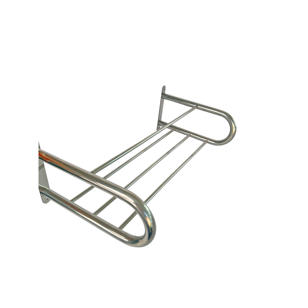 Держатель настенная полка-вешалка для полотенец из нержавеющей стали в ванную комнату Держатель настенная полка-вешалка для полотенец из нержавеющей стали в ванную комнату