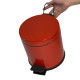 4501.1825 Мусорное ведро с педалью 3л, диаметр 21см, цвет красный