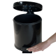 4501.2028 Мусорное ведро с педалью 5л, цвет черный, диаметр 20см