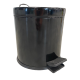 4501.2028 Мусорное ведро с педалью 5л, цвет черный, диаметр 20см