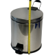 Сміттєве відро для дому з педаллю кругле з нержавіючої сталі 20 літрів Сміттєве відро для дому з педаллю кругле з нержавіючої сталі 20 літрів