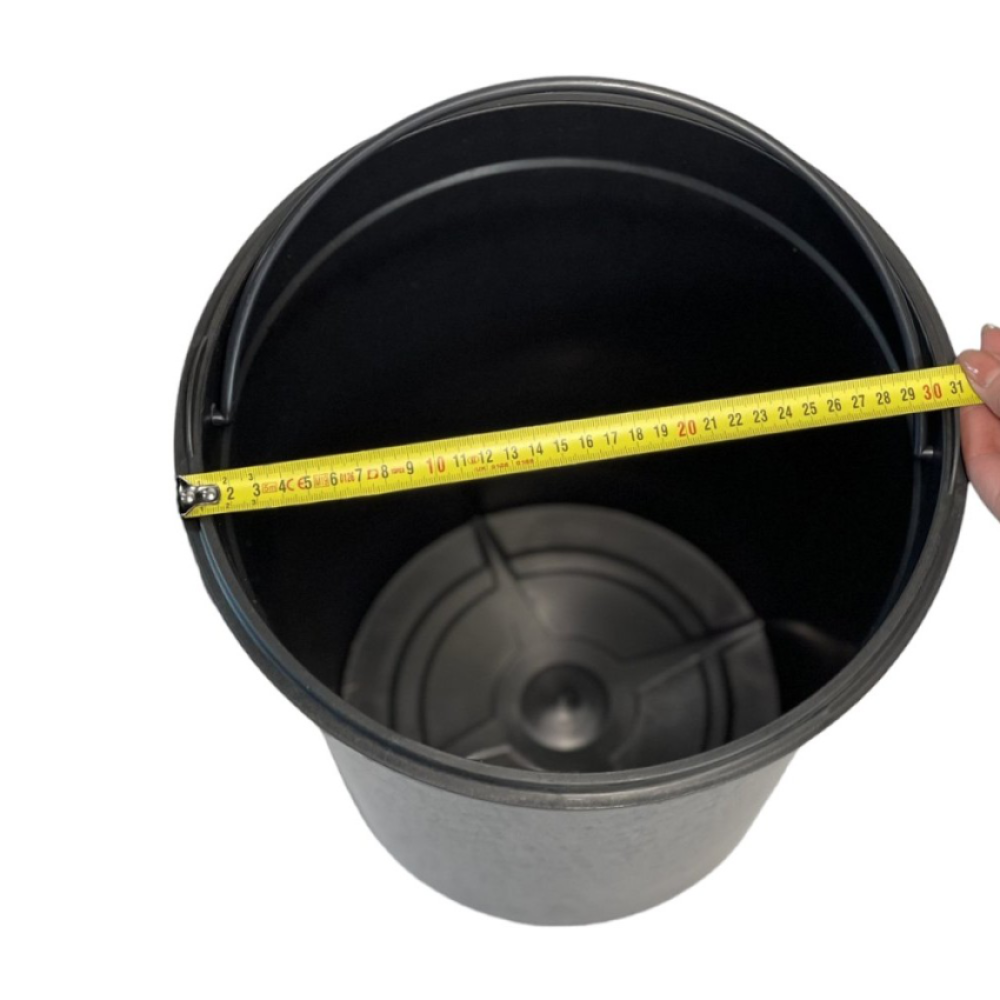 Мусорное ведро с педалью круглое из нержавеющей стали 45см, диаметр 31см на 30 литров Мусорное ведро с педалью круглое из нержавеющей стали 45см, диаметр 31см на 30 литров