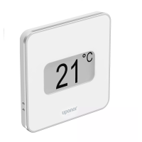 Термостат дротовий цифровий з датчиком вологості  D+RH  T-149  SMATRIX BASE  Style білий  Uponor Gmb