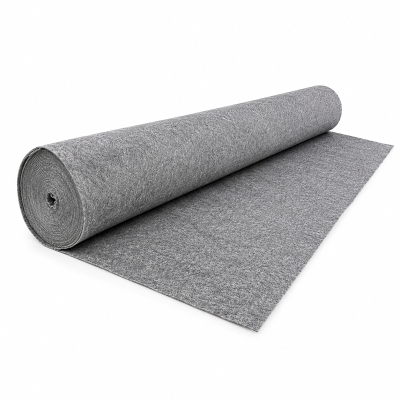 Геотекстиль термоскрепленный Santex Geo GREY 120 гр./м2, шир. 2м для укладки тротуарной плитки, садовых дорожек, дренажа и фильтрации.