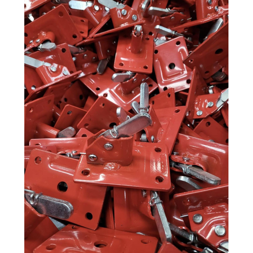 Зажим-чироз для опалубки гальванiзований товщиною 4мм Зажим-чироз для опалубки гальванiзований товщиною 4мм