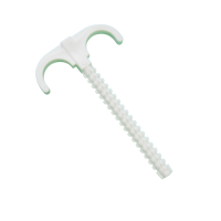 Дюбель-крюк подвійний білий (100шт.) Дюбель-крюк подвійний білий (100шт.)