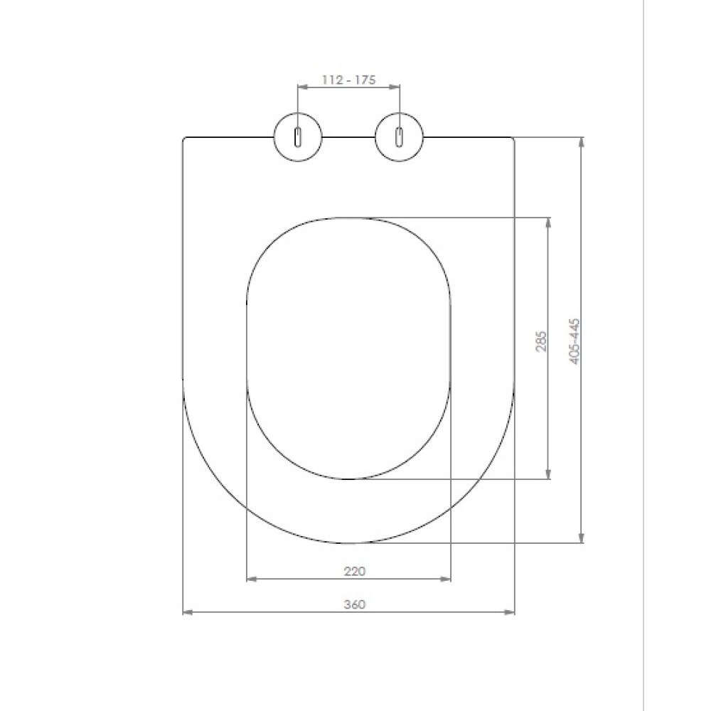 0430 Сидіння для унітазу з дюропласту серія Neo Elegance з мікроліфтом 0430 Сидіння для унітазу з дюропласту серія Neo Elegance з мікроліфтом