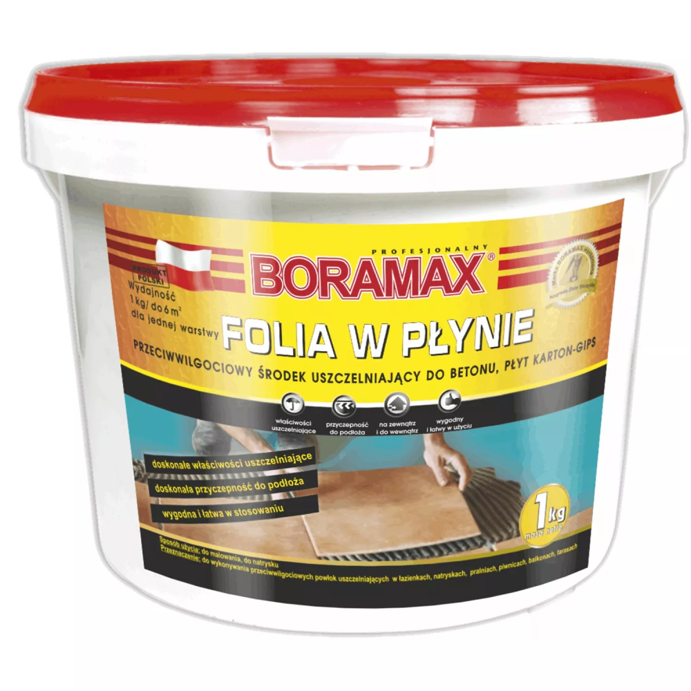 Гідроізоляція під керамічну плитку зовні і всередині приміщень Boramax, 3 кг