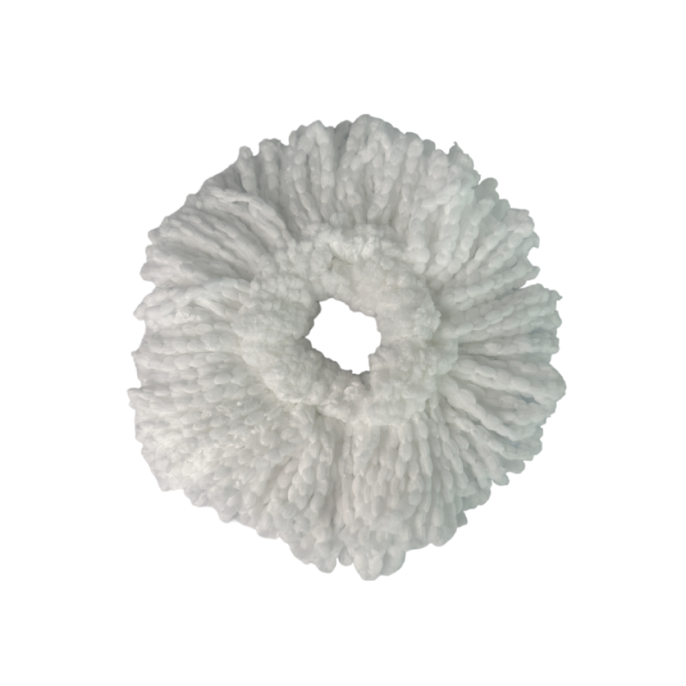 Насадка веревочная к швабре, моп из микрофибры сменный для швабры, круглый, поворотный (совместим с наборами MT-10, MT-15, MT-24) Насадка веревочная к швабре, моп из микрофибры сменный для швабры, круглый, поворотный (совместим с наборами MT-10, MT-15, MT-24)