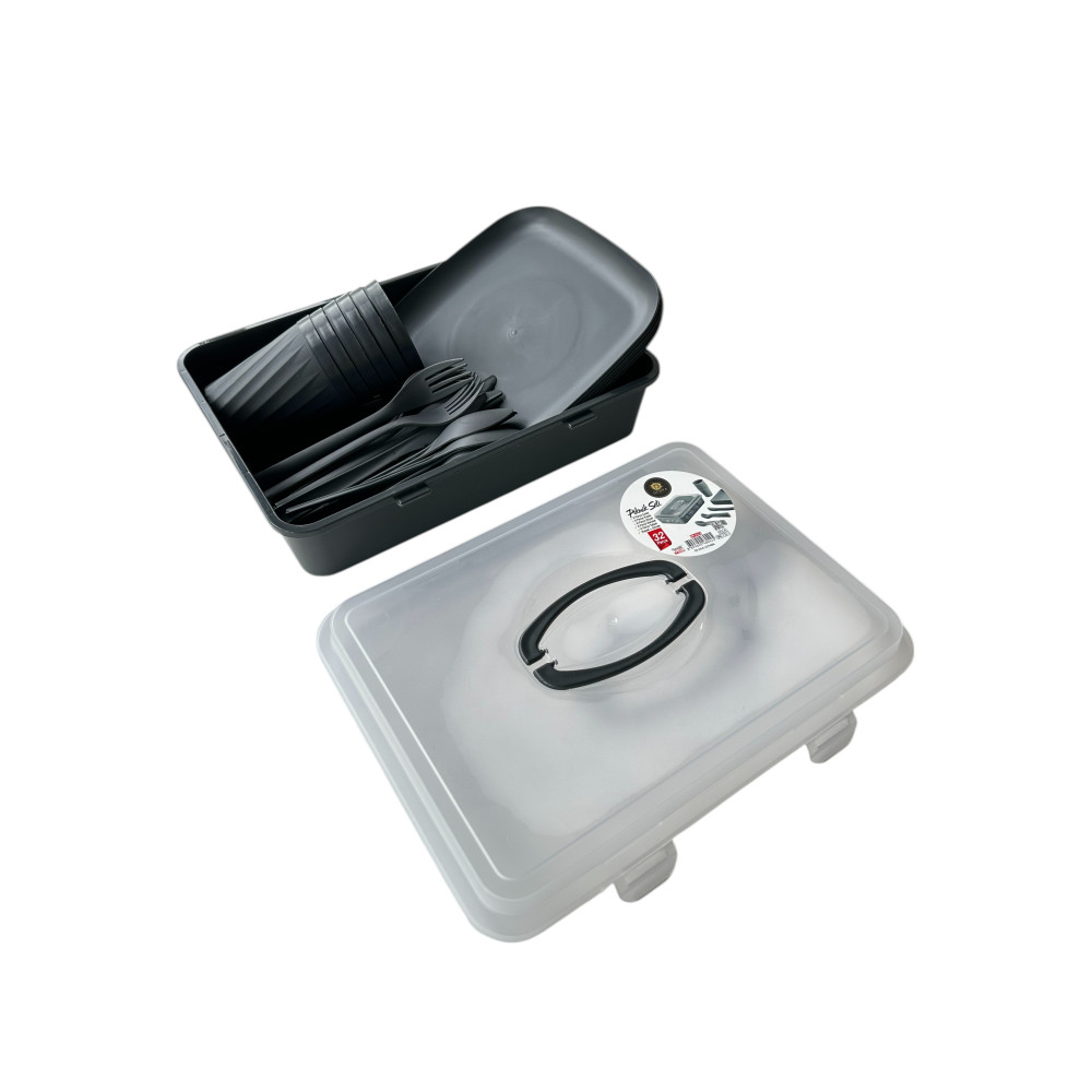 Набор посуды для пикника на 6 персон (32 предмета) DP-22/1 Набор посуды для пикника на 6 персон (32 предмета) DP-22/1