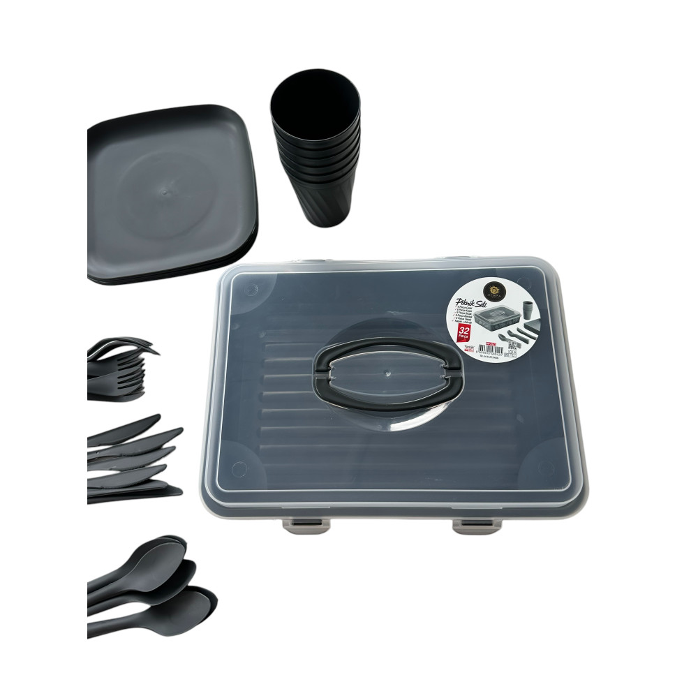 Набор посуды для пикника на 6 персон (32 предмета) DP-22/1 Набор посуды для пикника на 6 персон (32 предмета) DP-22/1