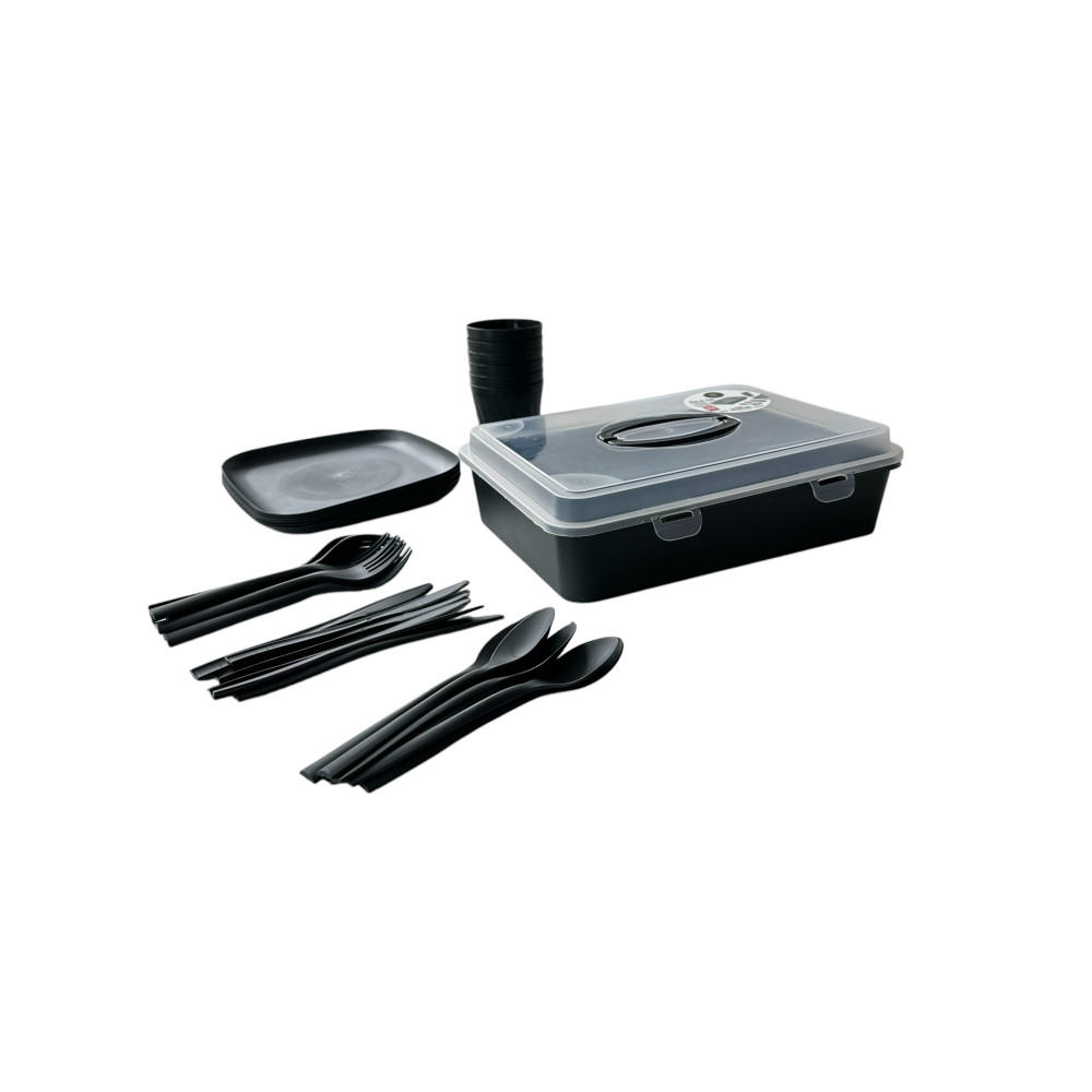 Набор посуды для пикника на 6 персон (32 предмета) DP-22/1 Набор посуды для пикника на 6 персон (32 предмета) DP-22/1