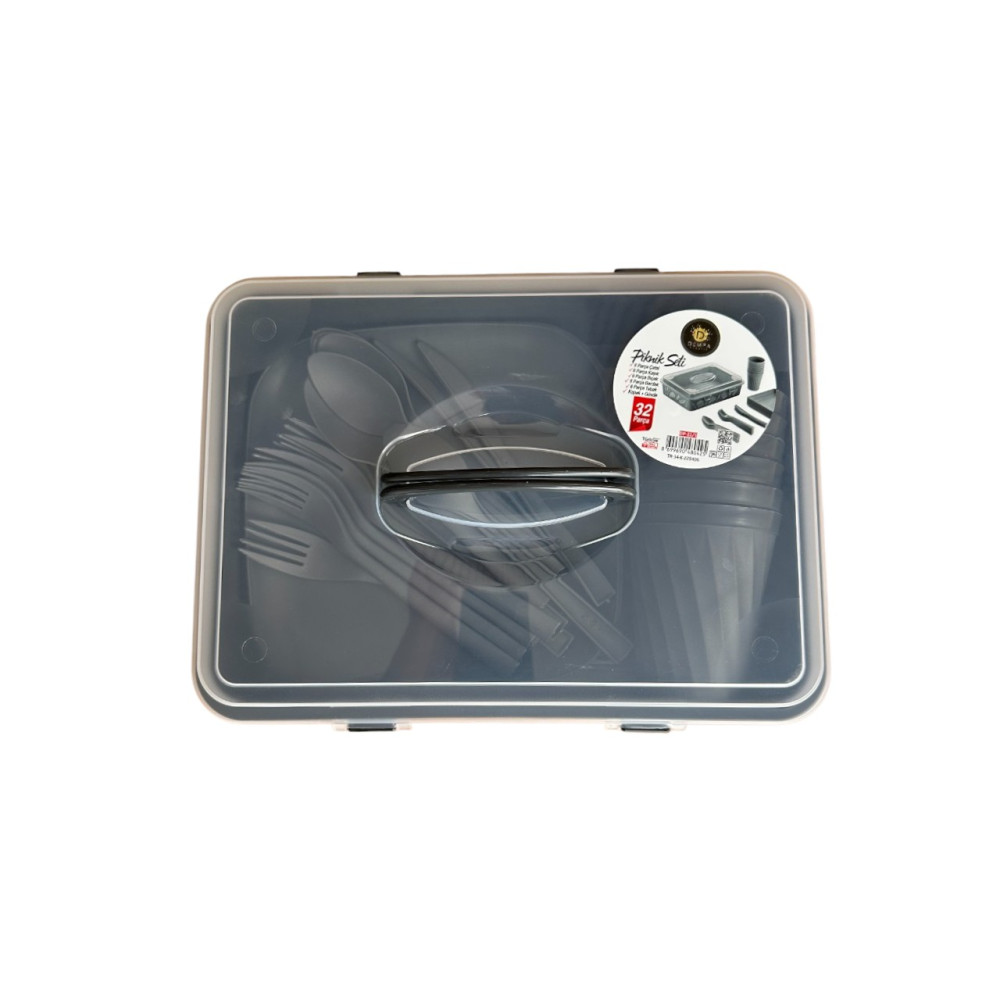 Набор посуды для пикника на 6 персон (32 предмета) DP-22/1 Набор посуды для пикника на 6 персон (32 предмета) DP-22/1