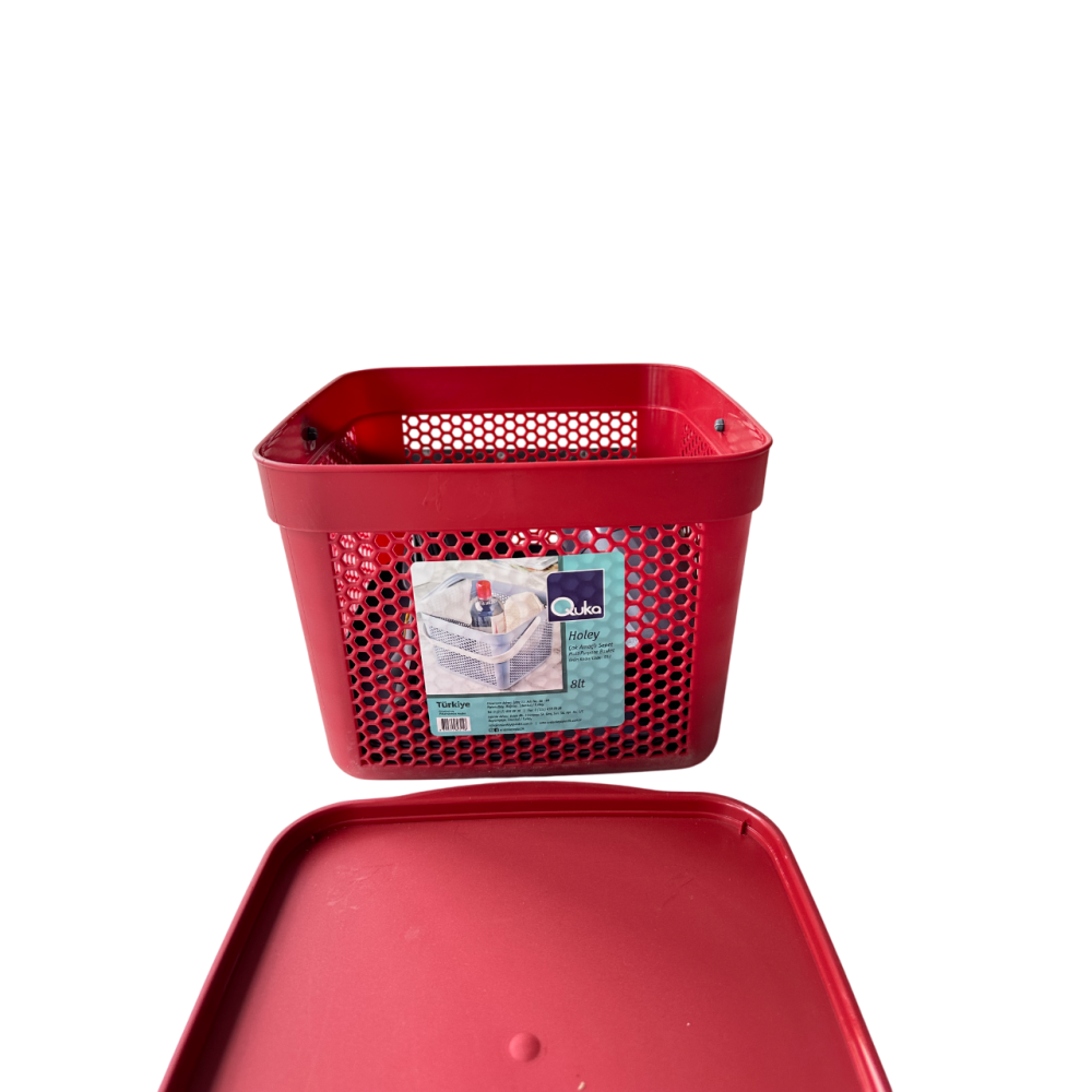 Набір посуду для пікніка з корзиною 8л на 6 персон (32 предмети) червоний Набір посуду для пікніка з корзиною 8л на 6 персон (32 предмети) червоний