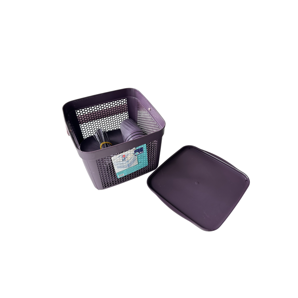 Набор посуды для пикника с корзиной 8л на 6 персон (32 предмета) фиолетовый DP-77 Набор посуды для пикника с корзиной 8л на 6 персон (32 предмета) фиолетовый DP-77