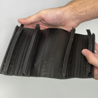 Гидроизоляционная шпонка наружная НР 500 из EPDM для рабочих швов, рулон 20м.п.