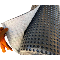 Мембрана шиповидная профилированная Гидростоп ГЕО 500+100 г/кв.м (2м*15м)