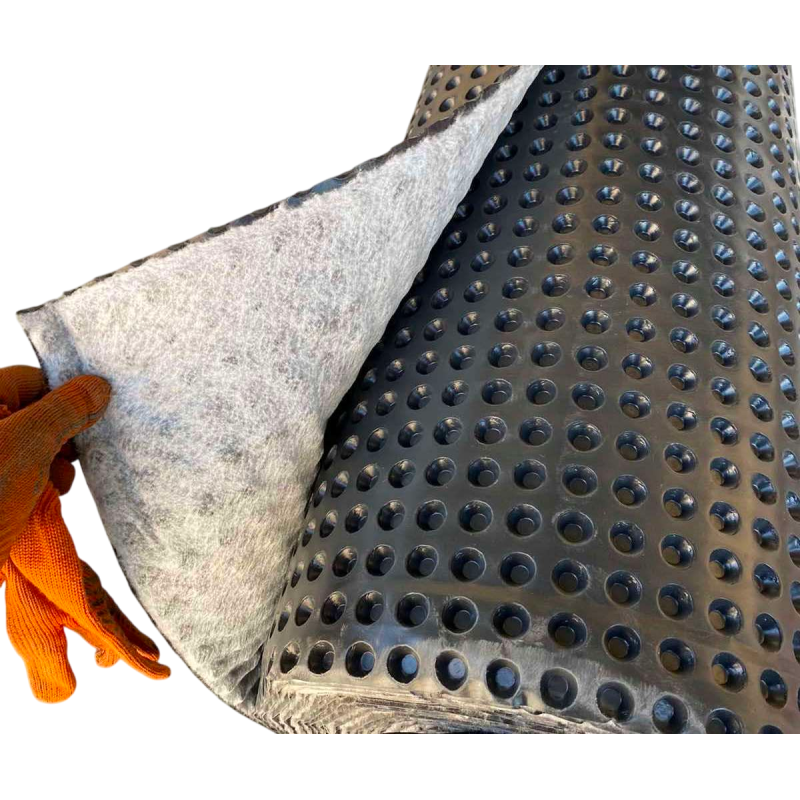 Мембрана шипоподібна профільована Гідростоп ГЕО 500 +100 г/кв.м (2м*15м)