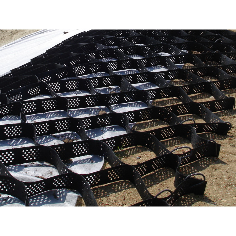 Георешетка объемная УГС-30, перфорированная, высота - 10см,чар.20х20см Георешетка объемная УГС-30, перфорированная, высота - 10см,чар.20х20см