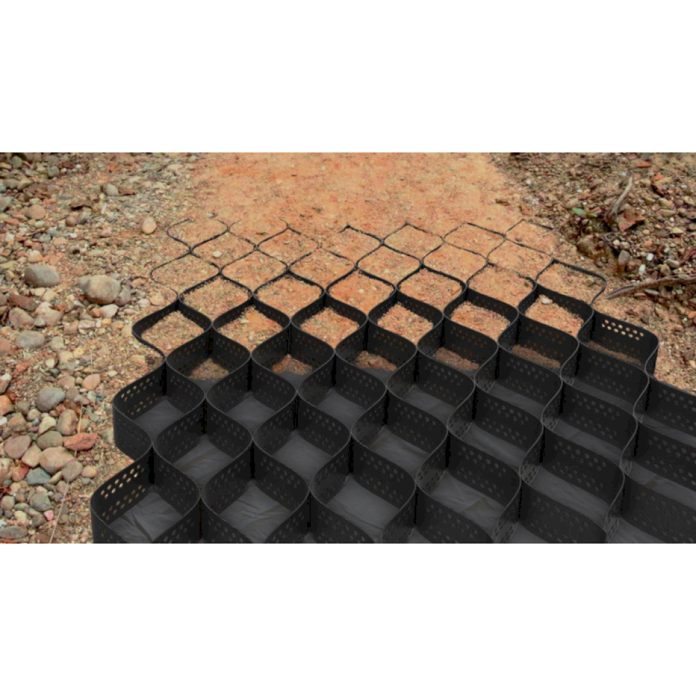 Георешетка объемная УГС-30, перфорированная, высота 5-см, чар.20х20см Георешетка объемная УГС-30, перфорированная, высота 5-см, чар.20х20см