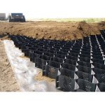 Георешетка объемная УГС -30,перфорированная, высота-20см,чар.20х20см