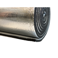 Self-adhesive rubber sheet with aluminum coating Oneflex AF FKY 13 mm