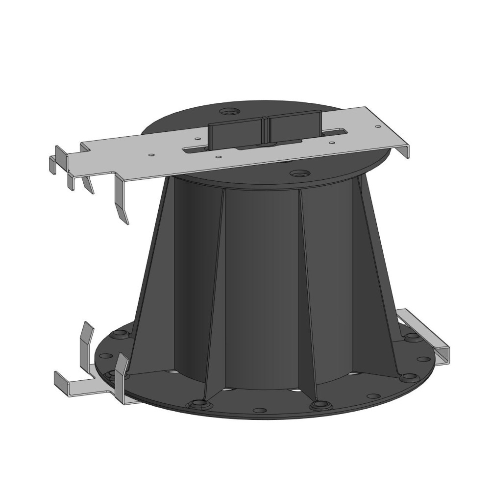 Нижній затискач для вертикального кріплення плитки K-EВ, вертикальний фіксатор керамограніту нижній Нижній затискач для вертикального кріплення плитки K-EВ, вертикальний фіксатор керамограніту нижній