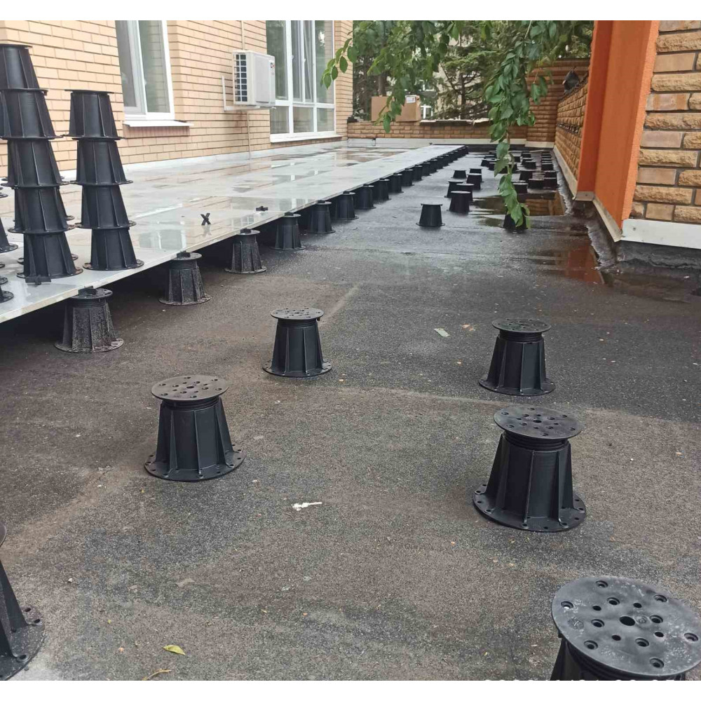 Регулируемая опора 133-225 мм (K-A4) (Фальшпол, опора под лаги и керамогранит) Регулируемая опора 133-225 мм (K-A4) (Фальшпол, опора под лаги и керамогранит)