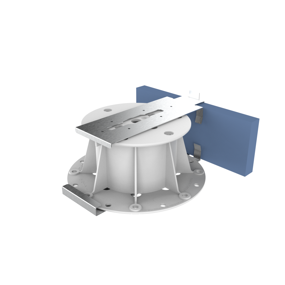 Нижній затискач для вертикального кріплення плитки K-EВ, вертикальний фіксатор керамограніту нижній Нижній затискач для вертикального кріплення плитки K-EВ, вертикальний фіксатор керамограніту нижній