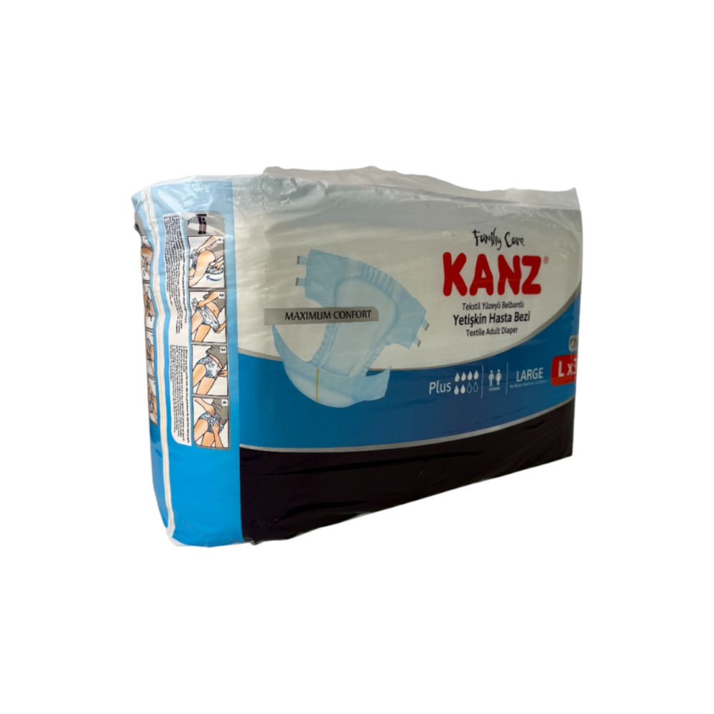 ПІДГУЗКИ ДЛЯ ДОРОСЛИХ KANZ Розмір: Large (L) 30 шт. в пакунку ПІДГУЗКИ ДЛЯ ДОРОСЛИХ KANZ Розмір: Large (L) 30 шт. в пакунку