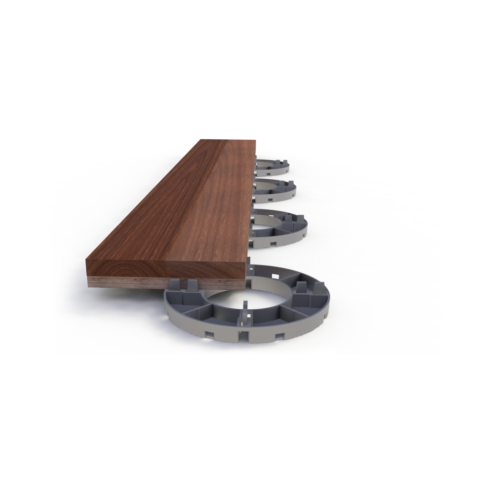 Опора фиксированная К-7 для создания фальшпола Karoapp 7мм, нерегулируемая опора 7мм Опора фиксированная К-7 для создания фальшпола Karoapp 7мм, нерегулируемая опора 7мм