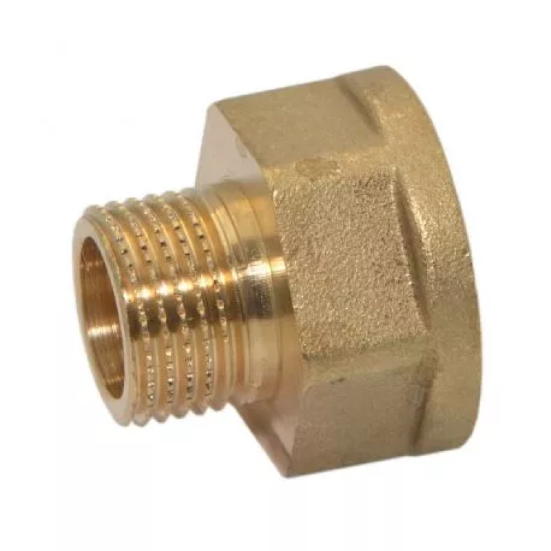 Перехідник латунний (під ключ)  Ø3/4"M х 1"F ЗВ  FP Pattaroni