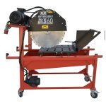Электрический станок для резки газобетона, кирпича BKS60 (с водяной помпой)