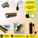 Повербанк на 5000 mAh со встроенным LED-фонарем (1W), цвет желтый