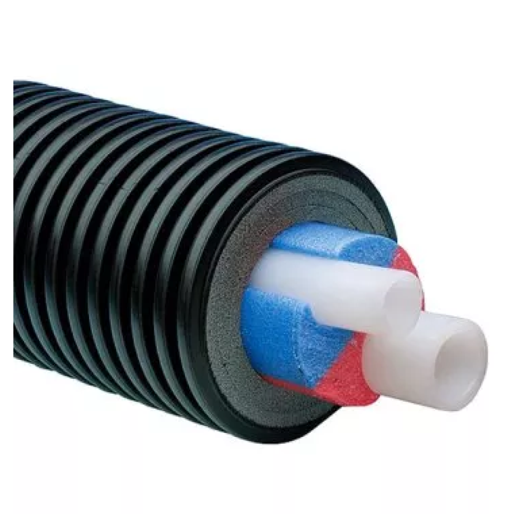 Труба Uponor Ecoflex Varia в бухті 6 бар Twin 2x50x4,6/175