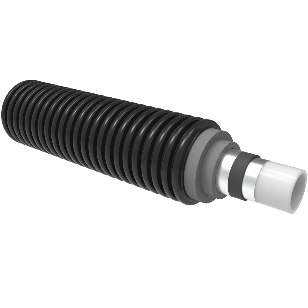 Труба Uponor Ecoflex VIP Thermo  в бухті 6 бар Single 160x14,6/250