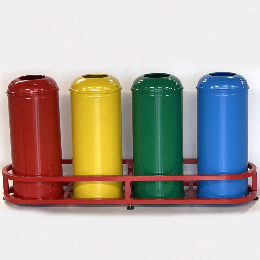 Контейнеры для сортировки мусора 4 в 1