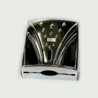 Диспенсер для полотенец Z-сложения пластиковый диспенсер для бумажных полотенец на 300 шт (Хром)