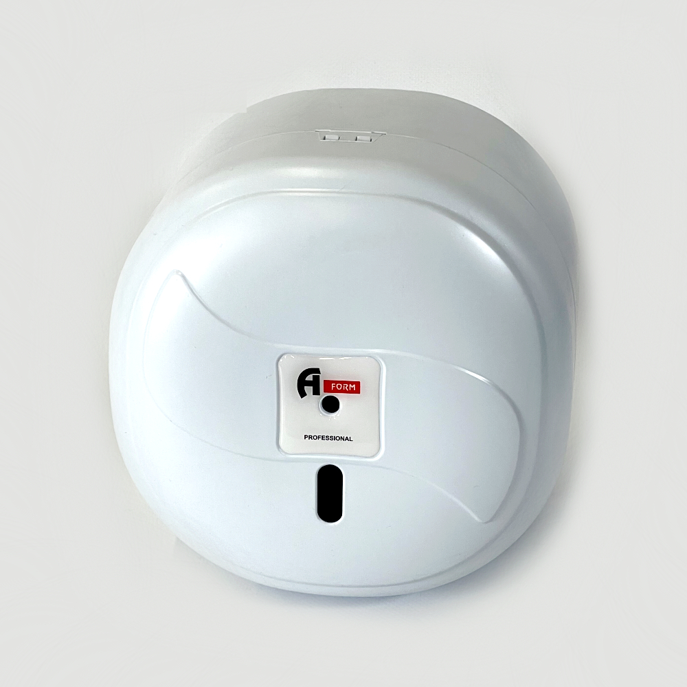 Большой диспенсер для туалетной бумаги с боковым вытяжением пластиковый (Белый)